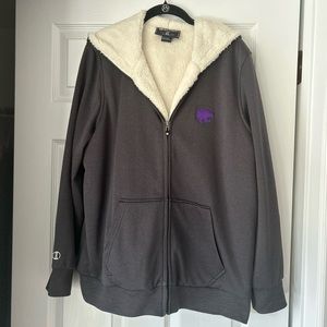 Women’s Kansas State Sherpa Lined Full Zip Jacket